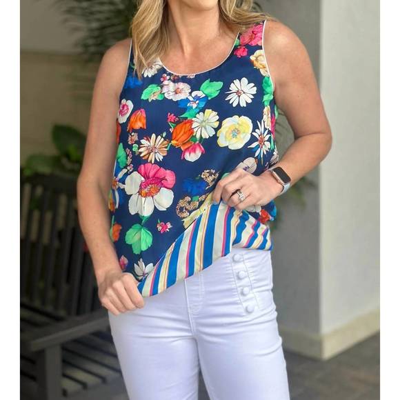 NEW CHARLIE B reversible cami in gardenia - Picture 1 of 1